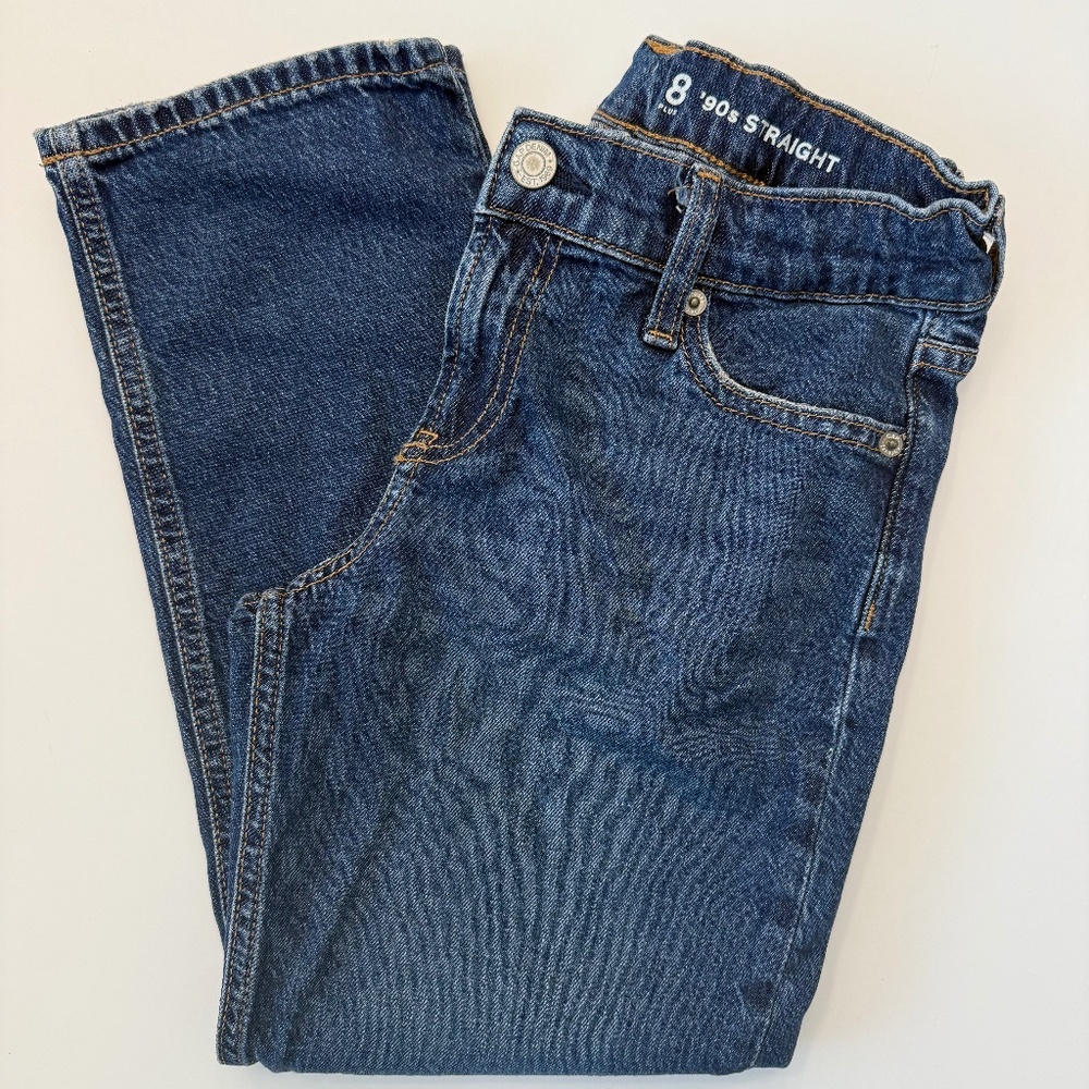 GAP Kids 90's straight Medium Wash Jeans size 8 Plus